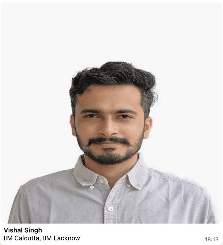 Vishal Singh — IMS Indore CAT topper